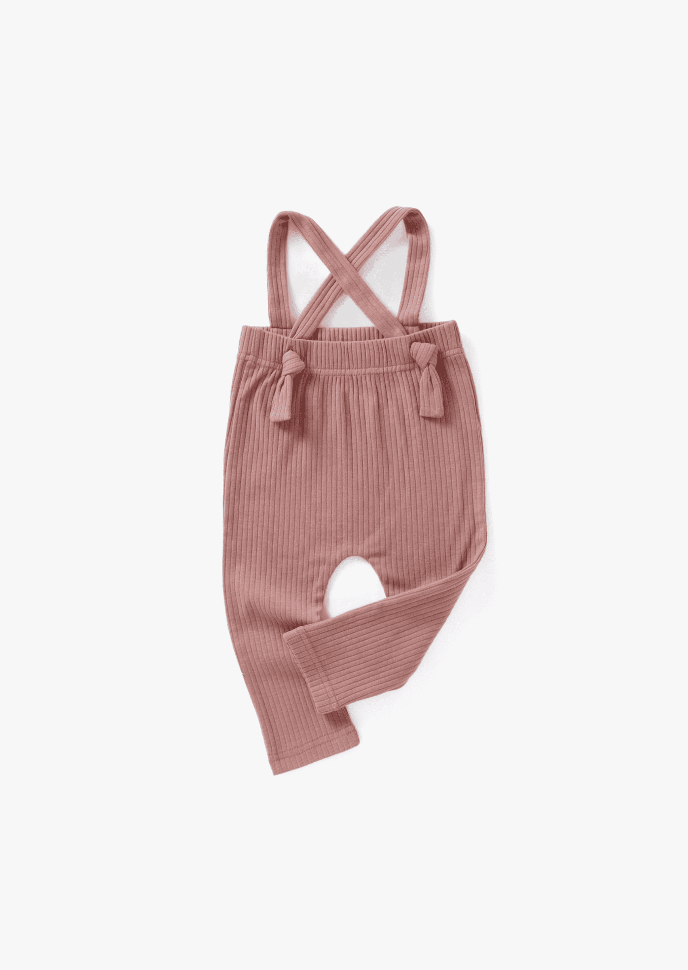 Ribbed Suspender Pants | Vintage Rose – Mila & Co.