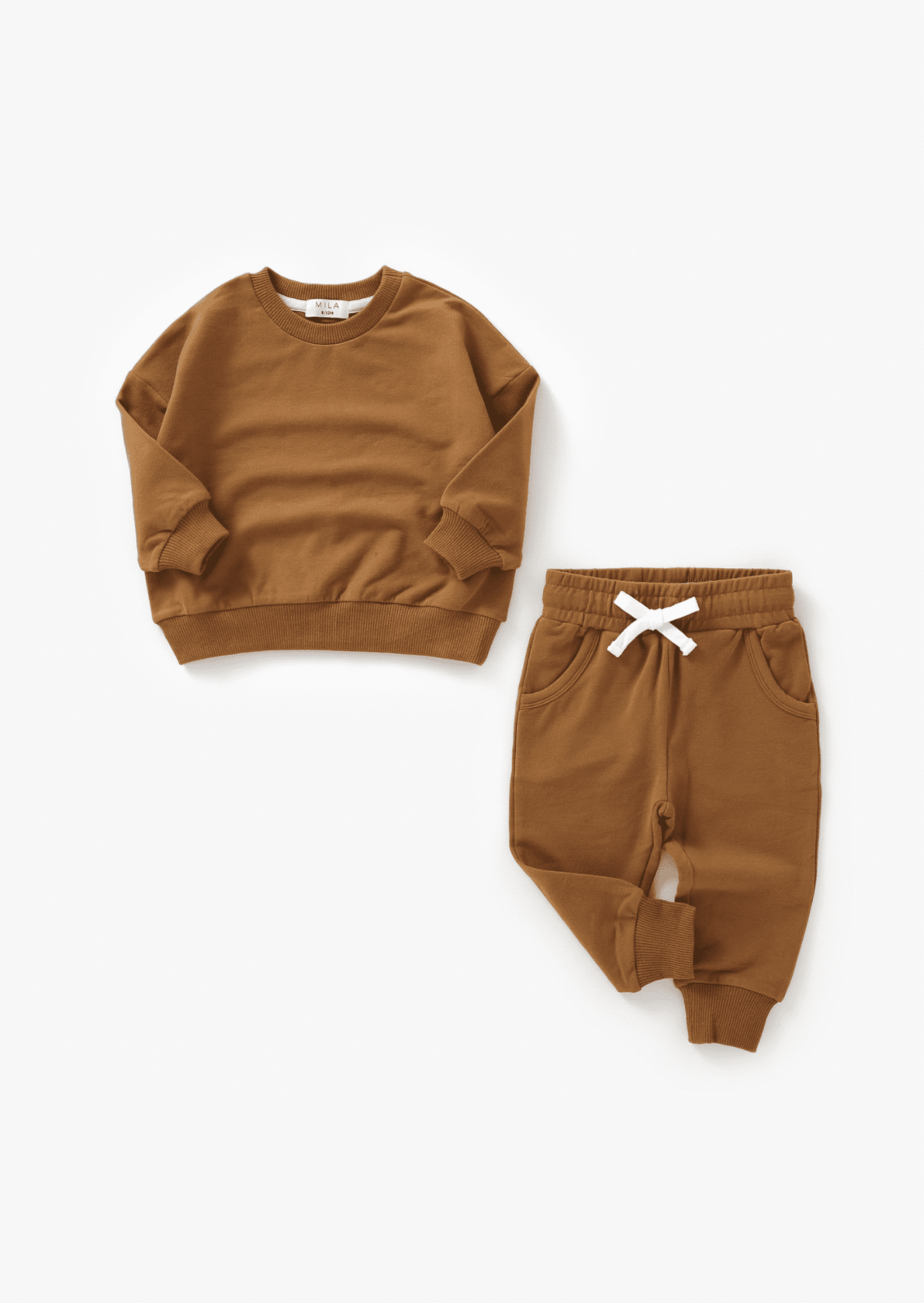 Sweatshirt & Jogger Set  Cinnamon – Mila & Co.