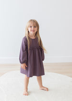 Long Sleeve Jersey Dress | Elderberry - Mila & Co.