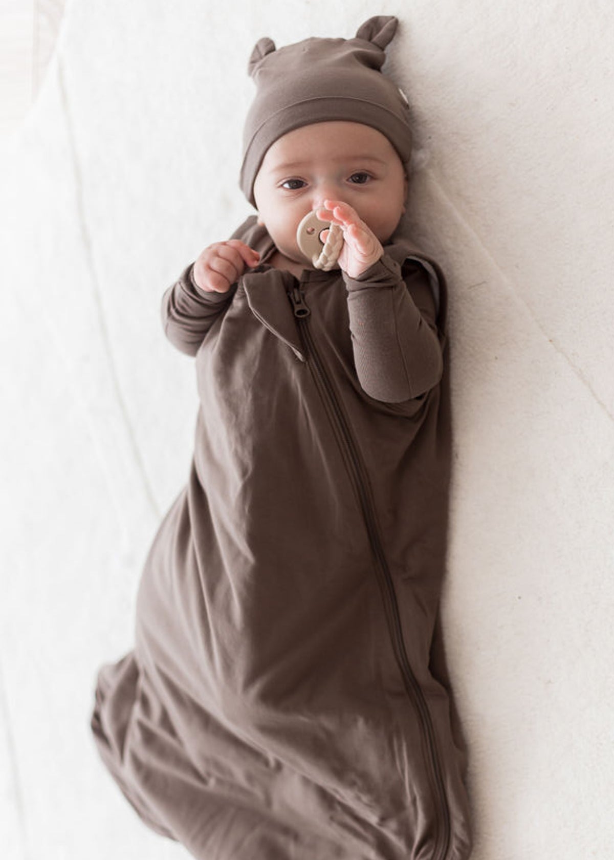 Jersey Sleep Bag 1.0 TOG | Walnut - Mila & Co.