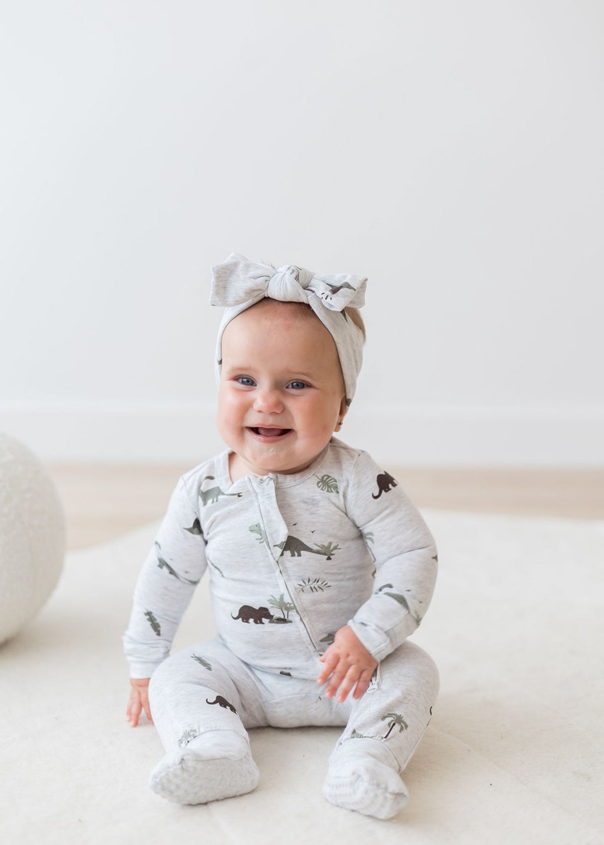 Convertible Zipper Romper | Dino - Mila & Co.