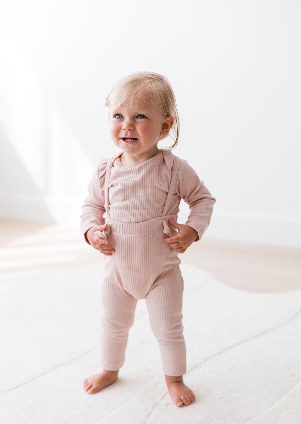 Ribbed Bodysuit | Blush - Mila & Co.