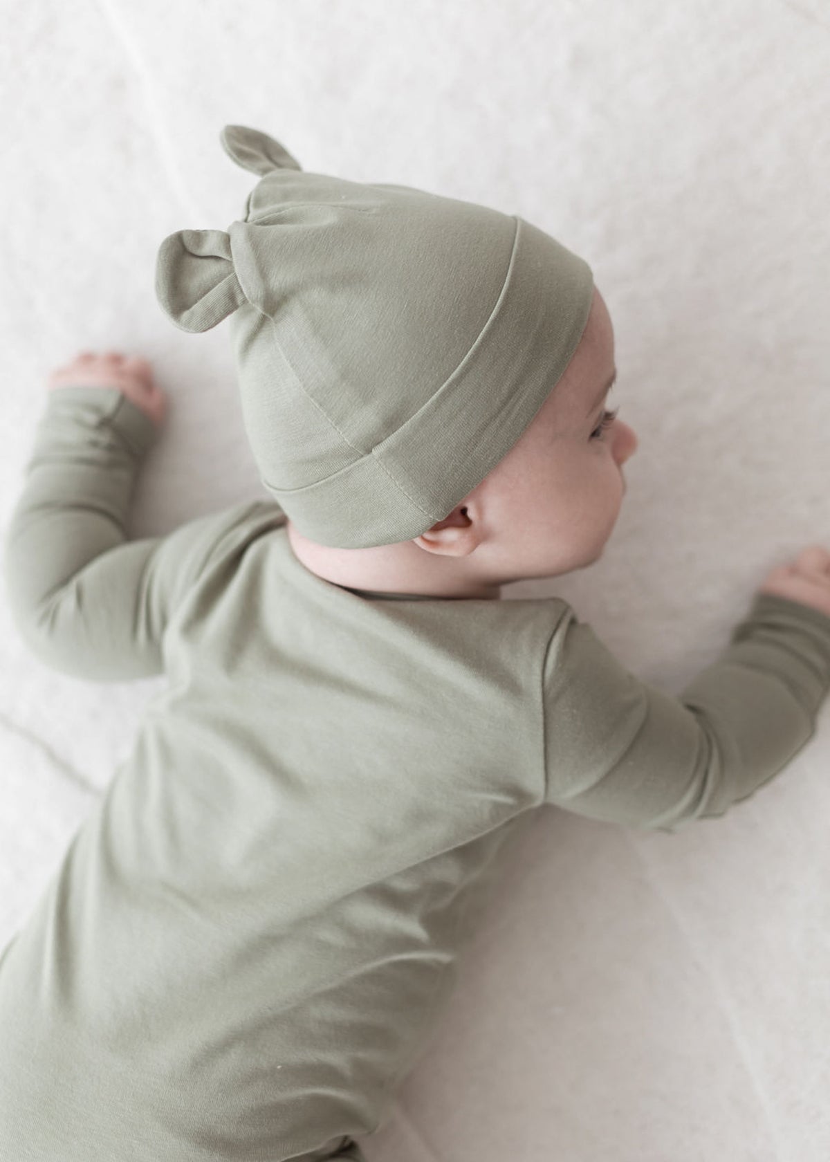 Baby Bear Beanie | Moss - Mila & Co.