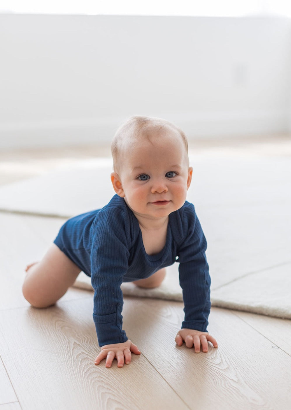 Ribbed Bodysuit | Navy - Mila &amp; Co.