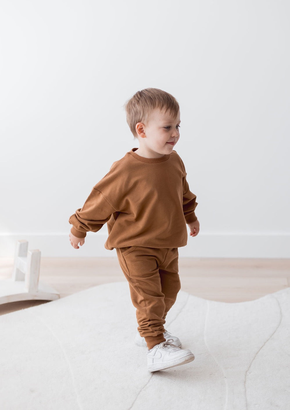 Sweatshirt & Jogger Set | Cinnamon - Mila & Co.