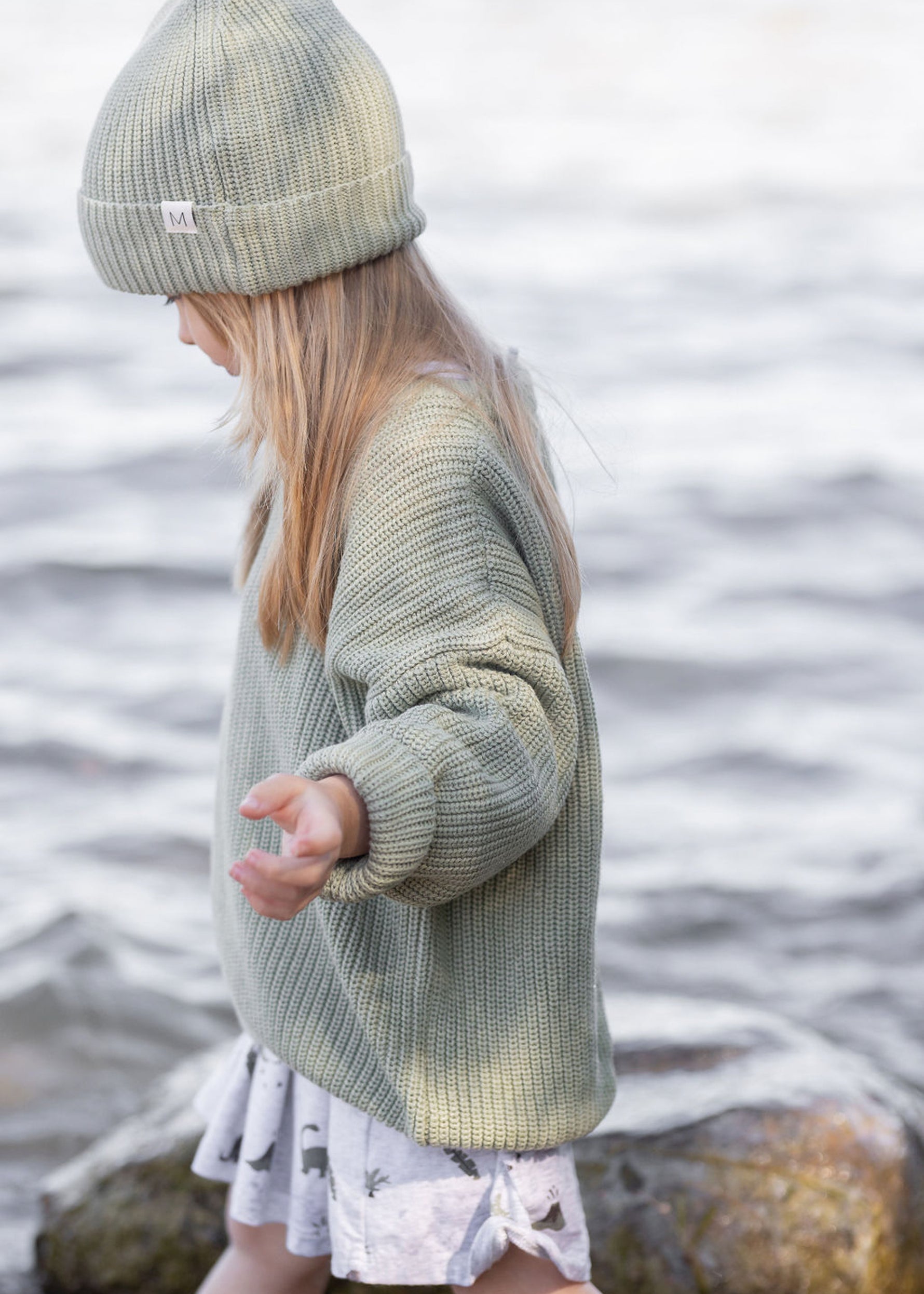 Chunky Knit Sweater | Sage - Mila & Co.