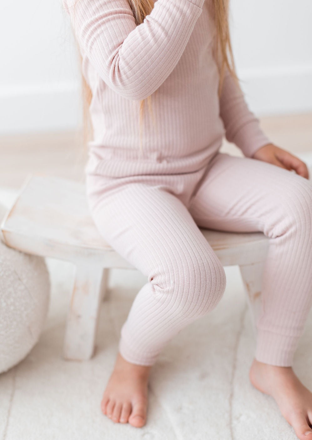 Ribbed Lounge Set | Blush - Mila & Co.