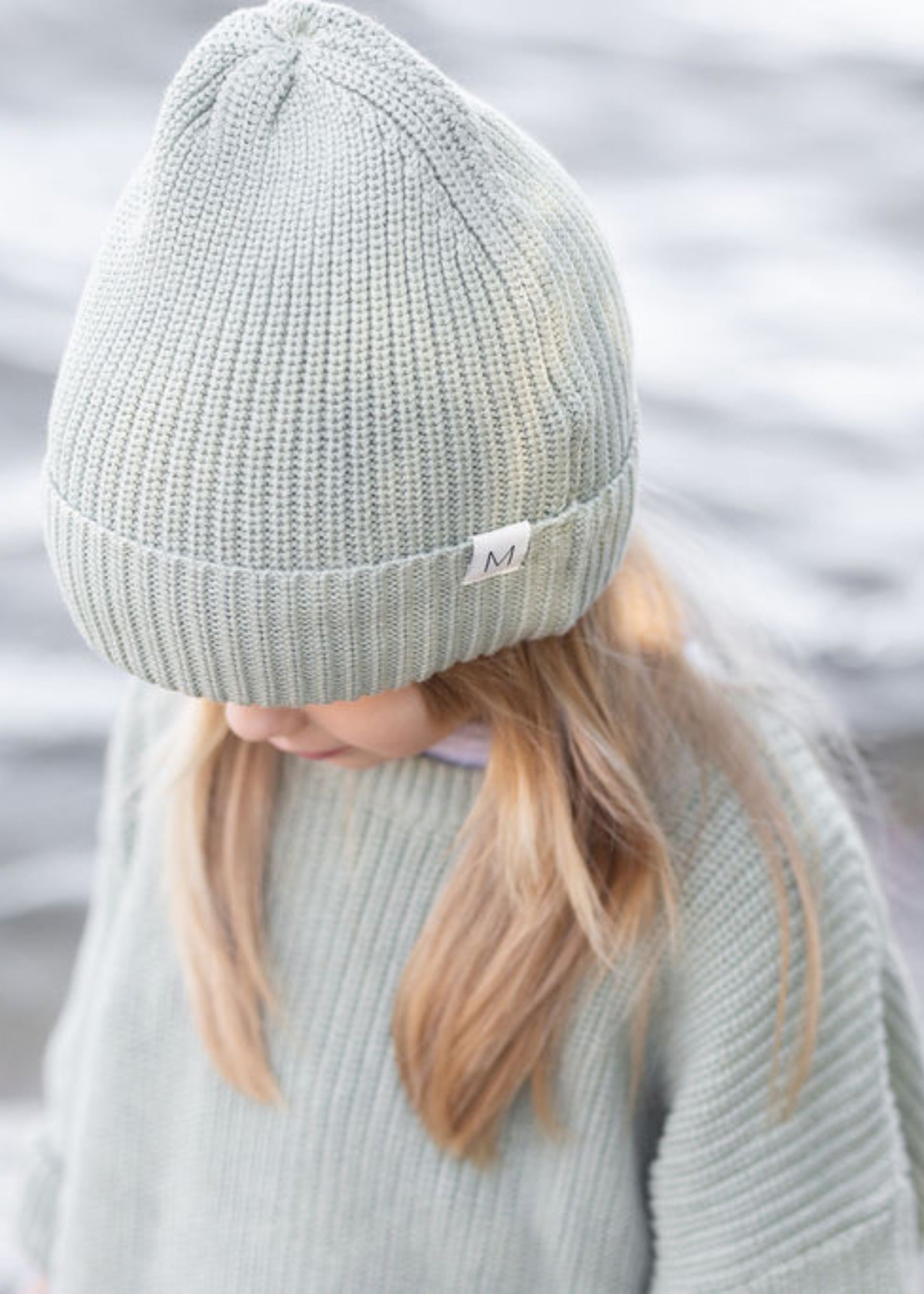 Chunky Knit Beanie | Sage - Mila & Co.