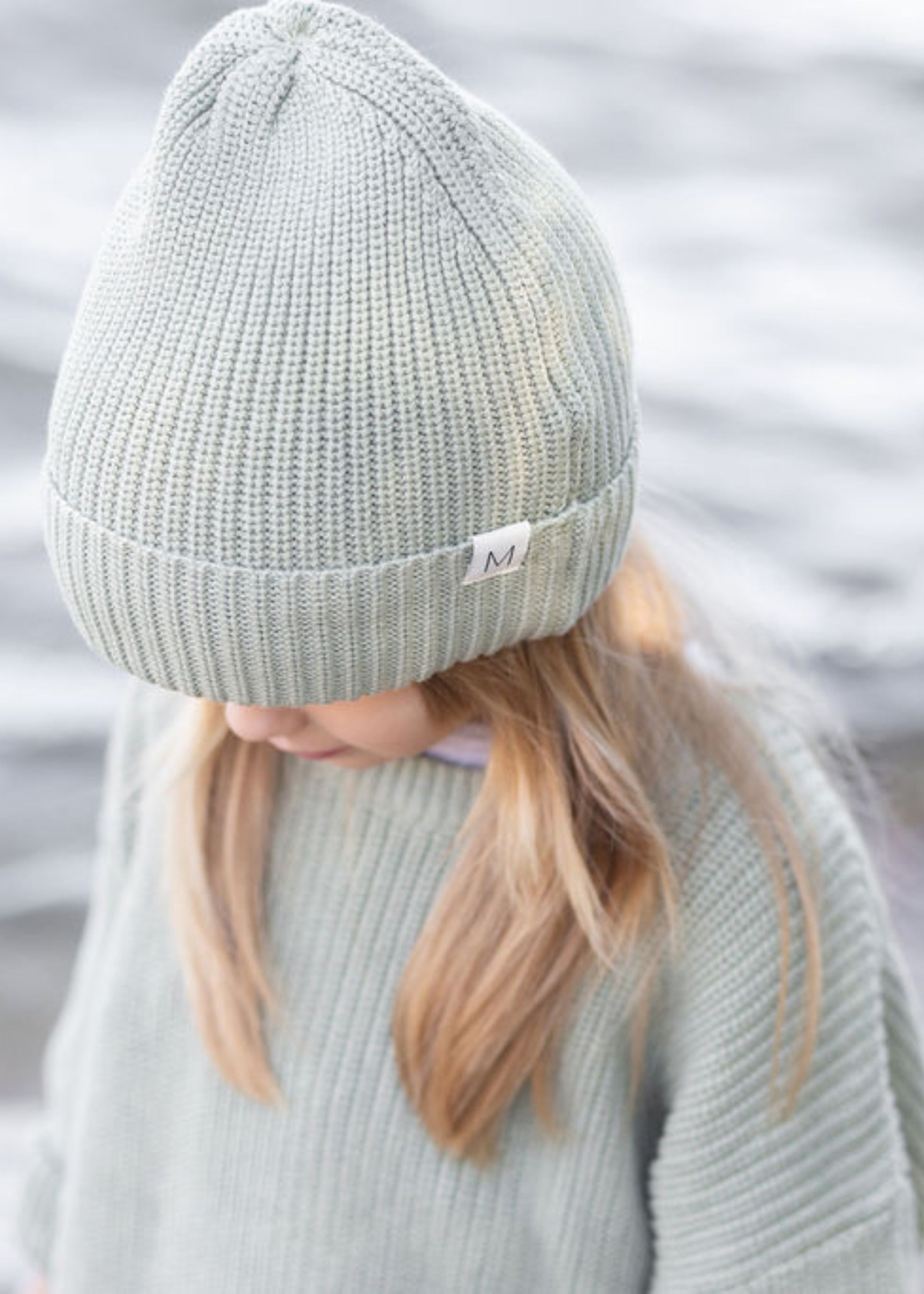 Chunky Knit Beanie | Sage - Mila & Co.