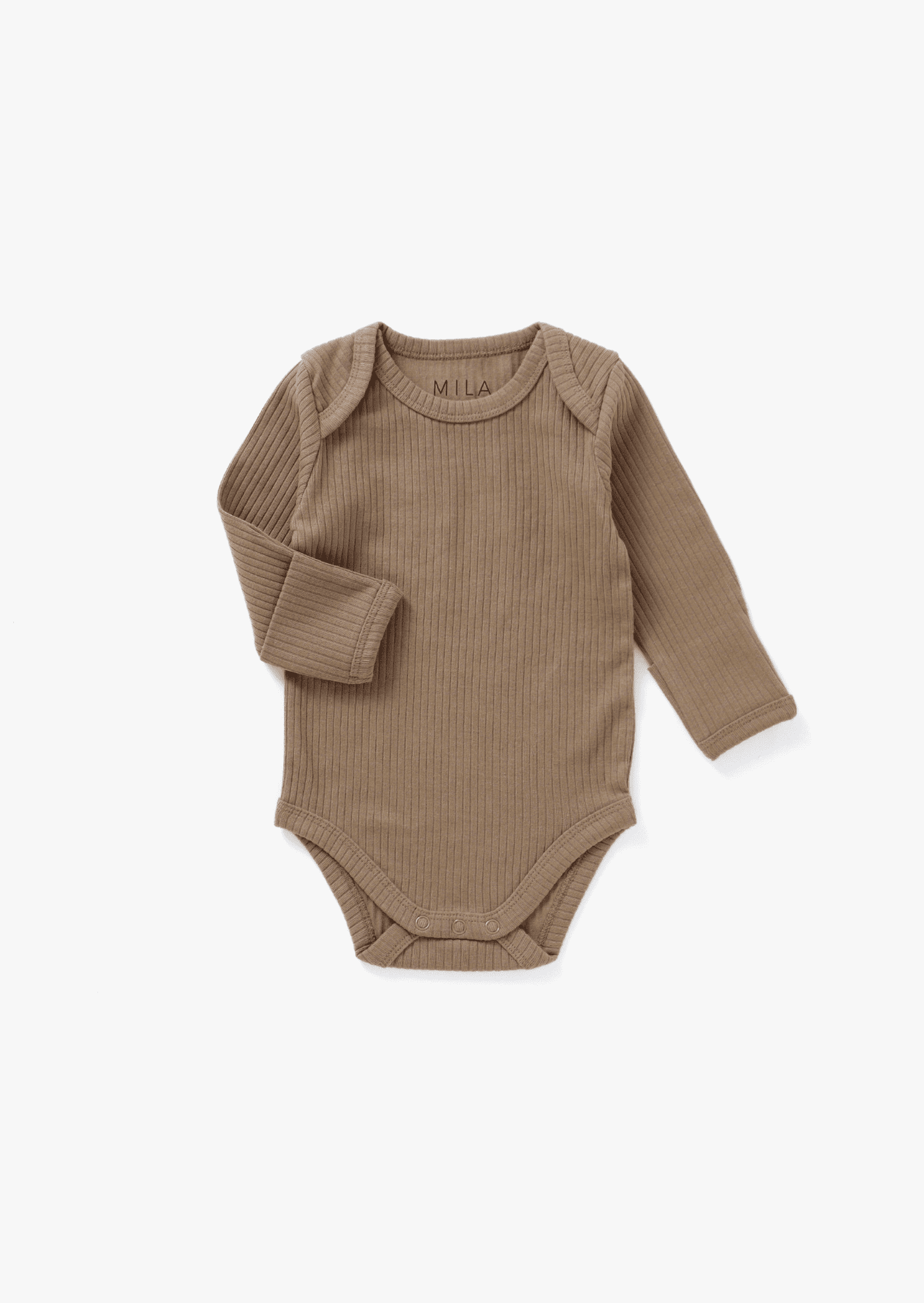 Ribbed Bodysuit | Cappuccino - Mila & Co.