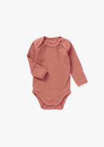 Ribbed Bodysuit | Terracotta - Mila & Co.