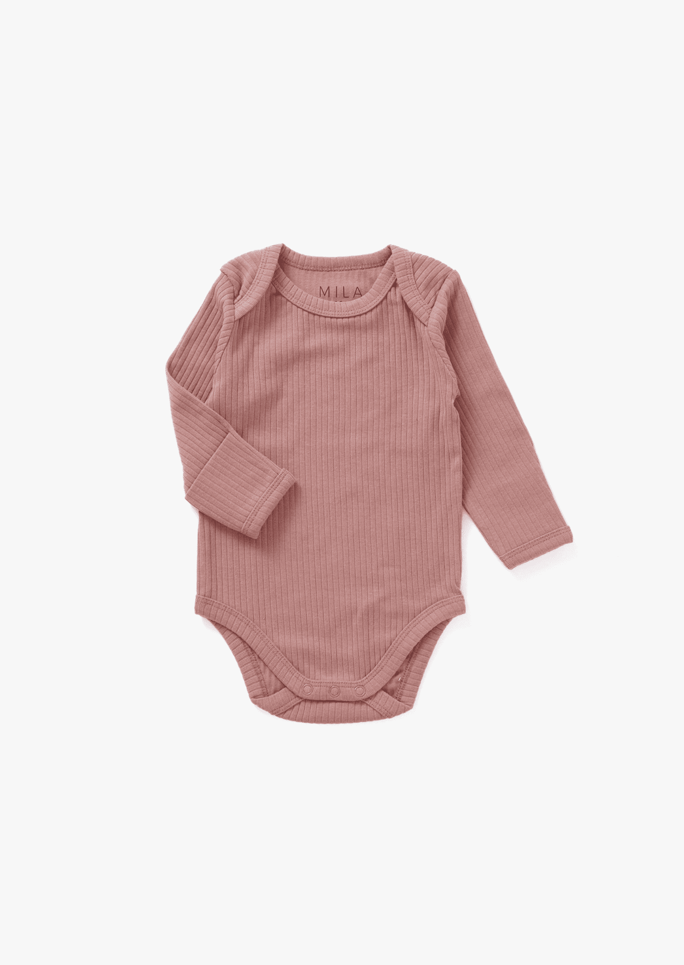 Ribbed Bodysuit | Vintage Rose - Mila & Co.