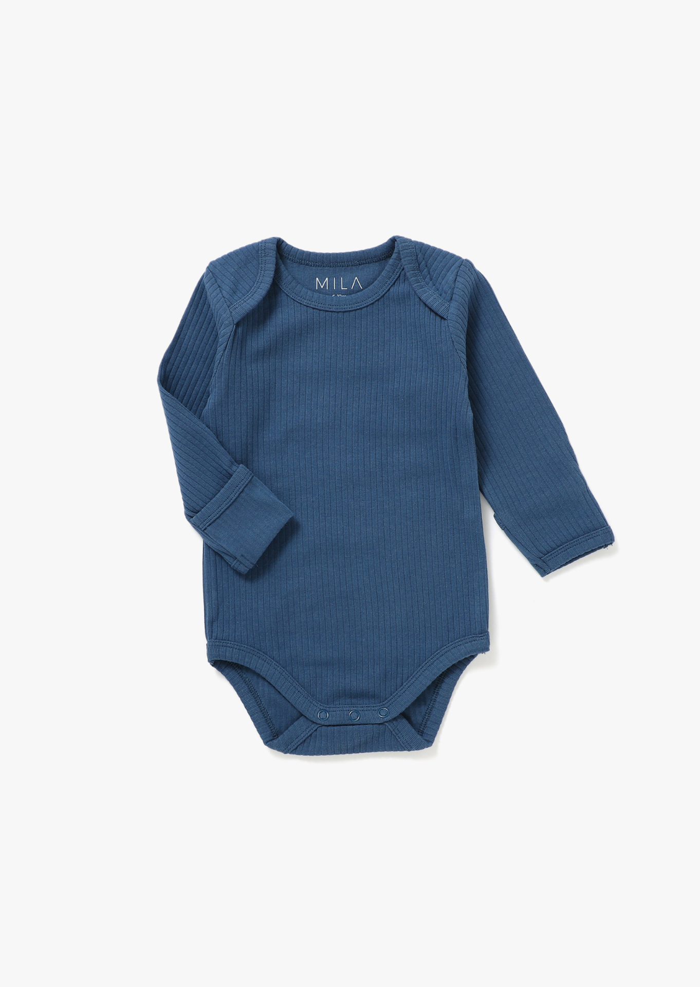 Ribbed Bodysuit | Navy - Mila & Co.