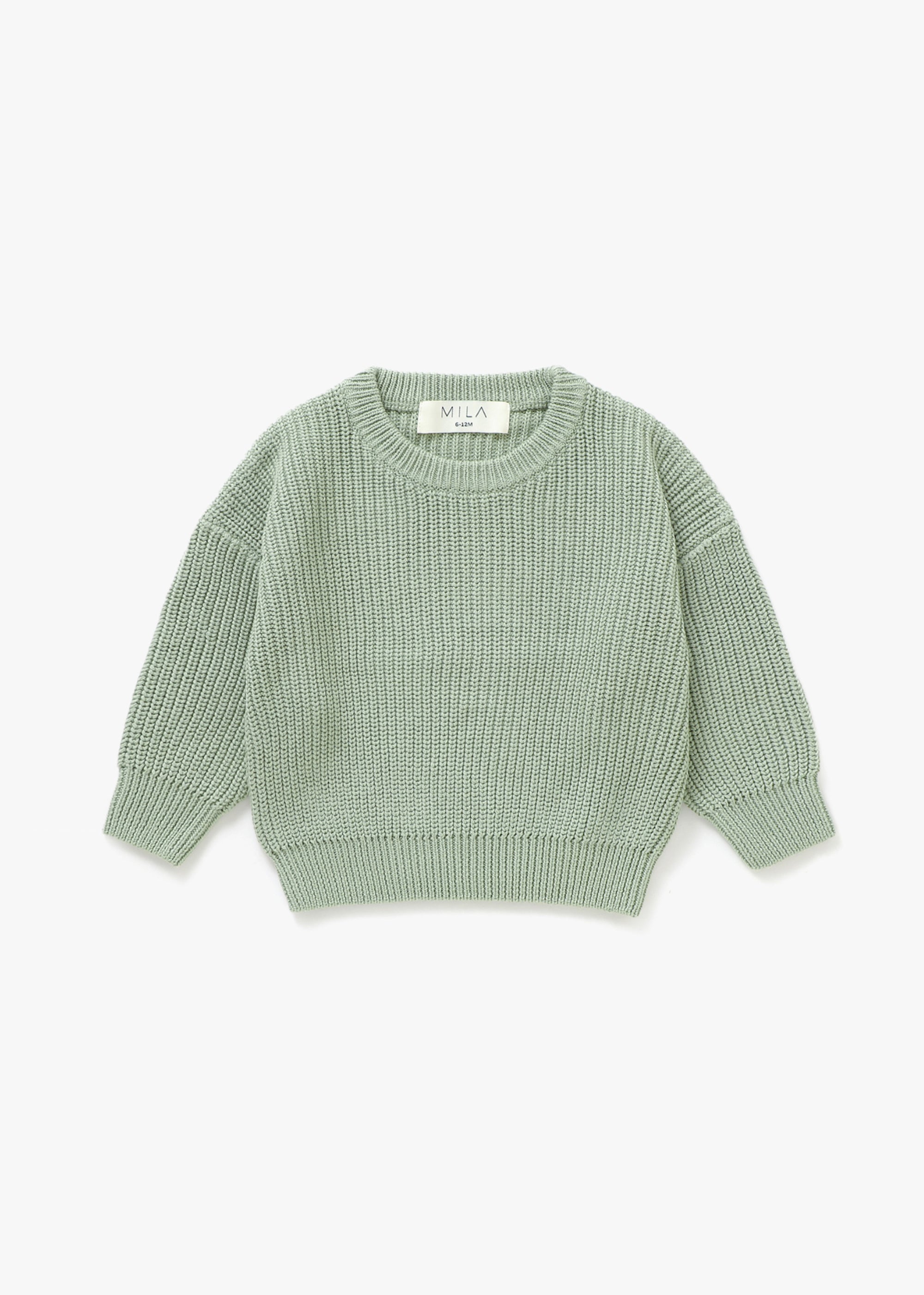 Chunky Knit Sweater | Sage - Mila & Co.