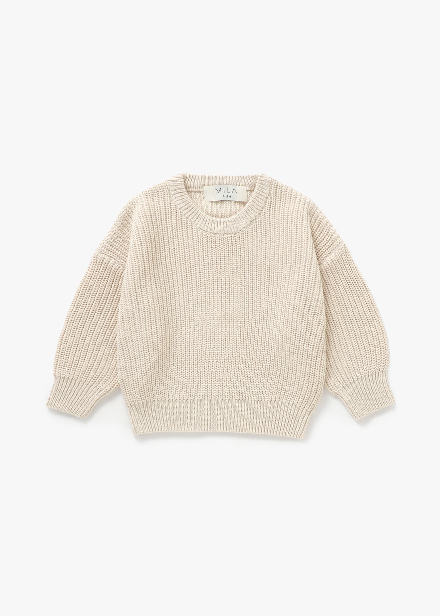 Chunky Knit Sweater | Vanilla - Mila & Co.