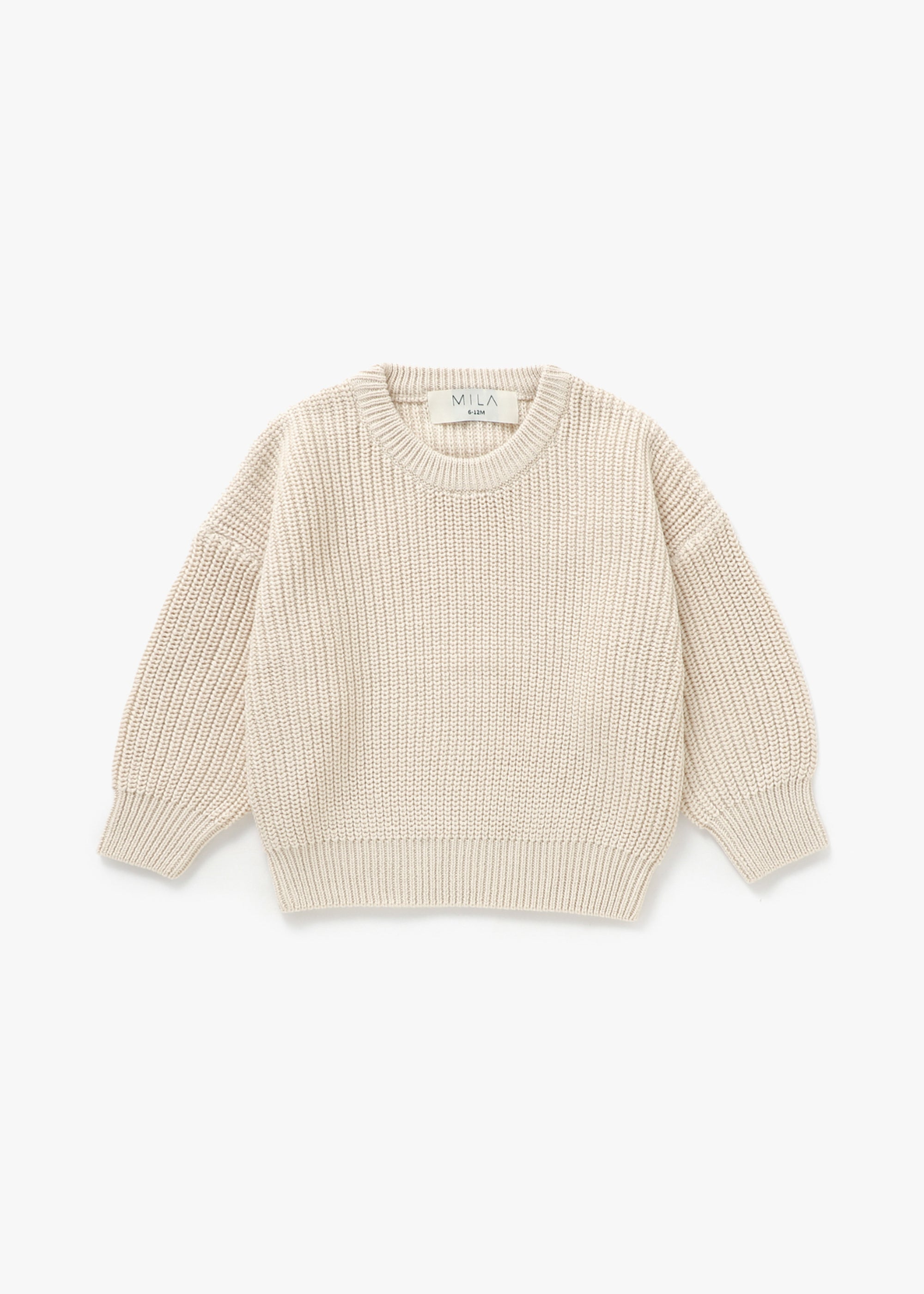 Chunky Knit Sweater | Vanilla - Mila & Co.