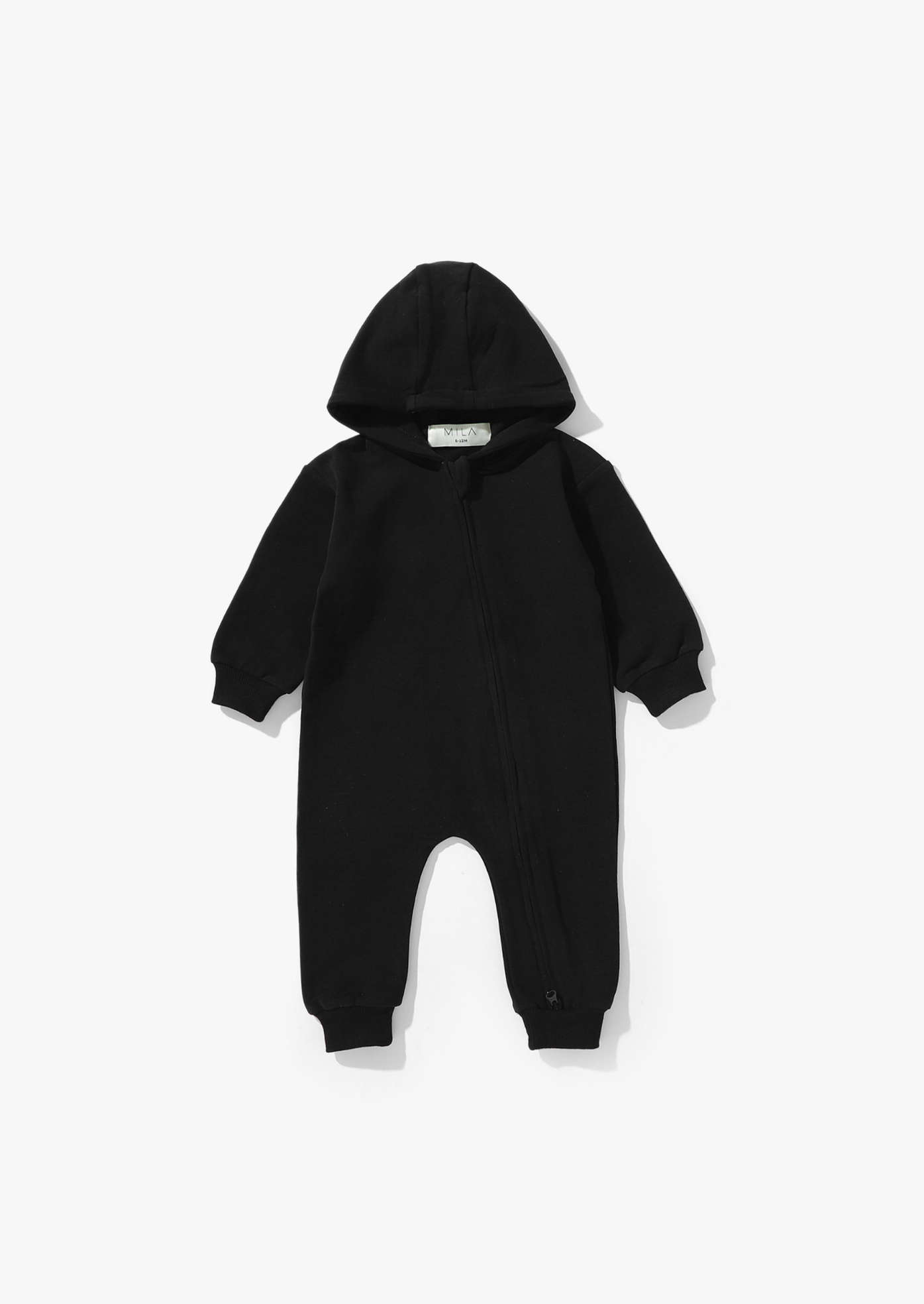 Hoodie Romper | Black - Mila & Co.