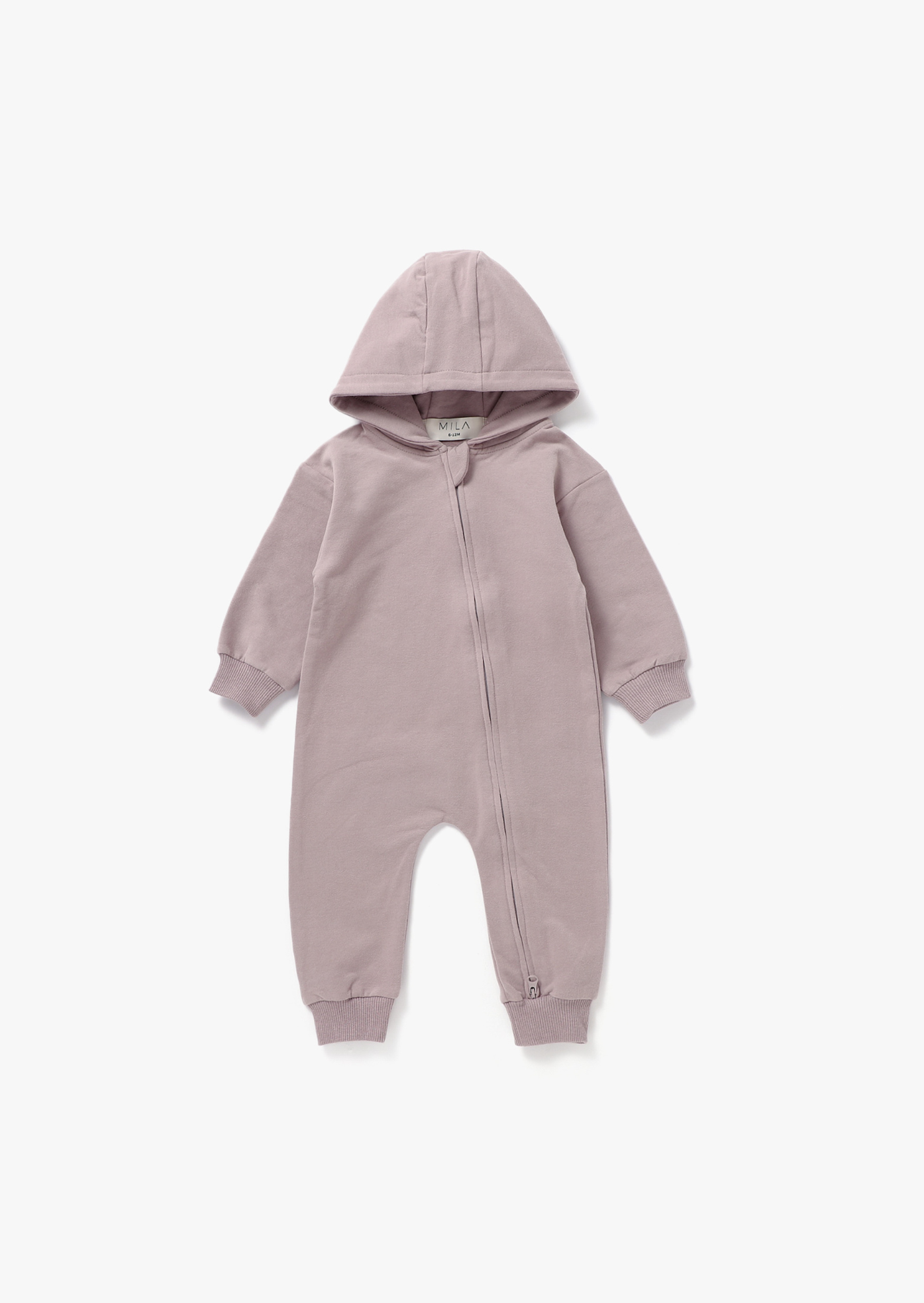 Hoodie Romper | Pale Mulberry - Mila & Co.