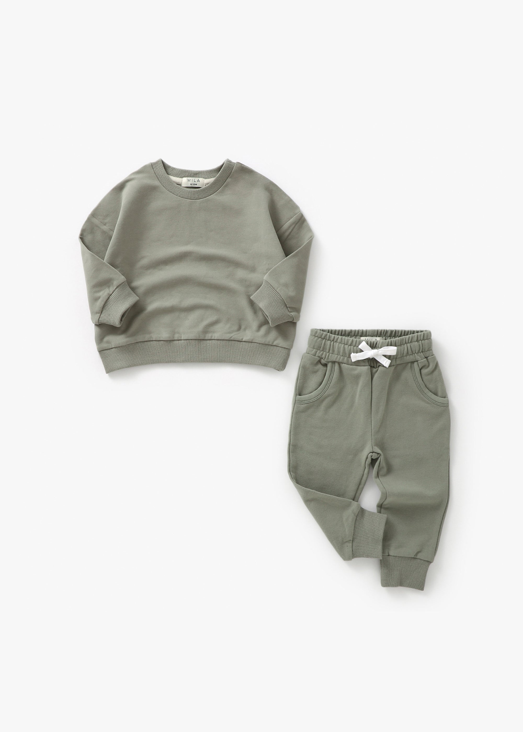 Sweatshirt & Jogger Set | Basil - Mila & Co.