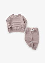 Sweatshirt & Jogger Set | Pale Mulberry - Mila & Co.