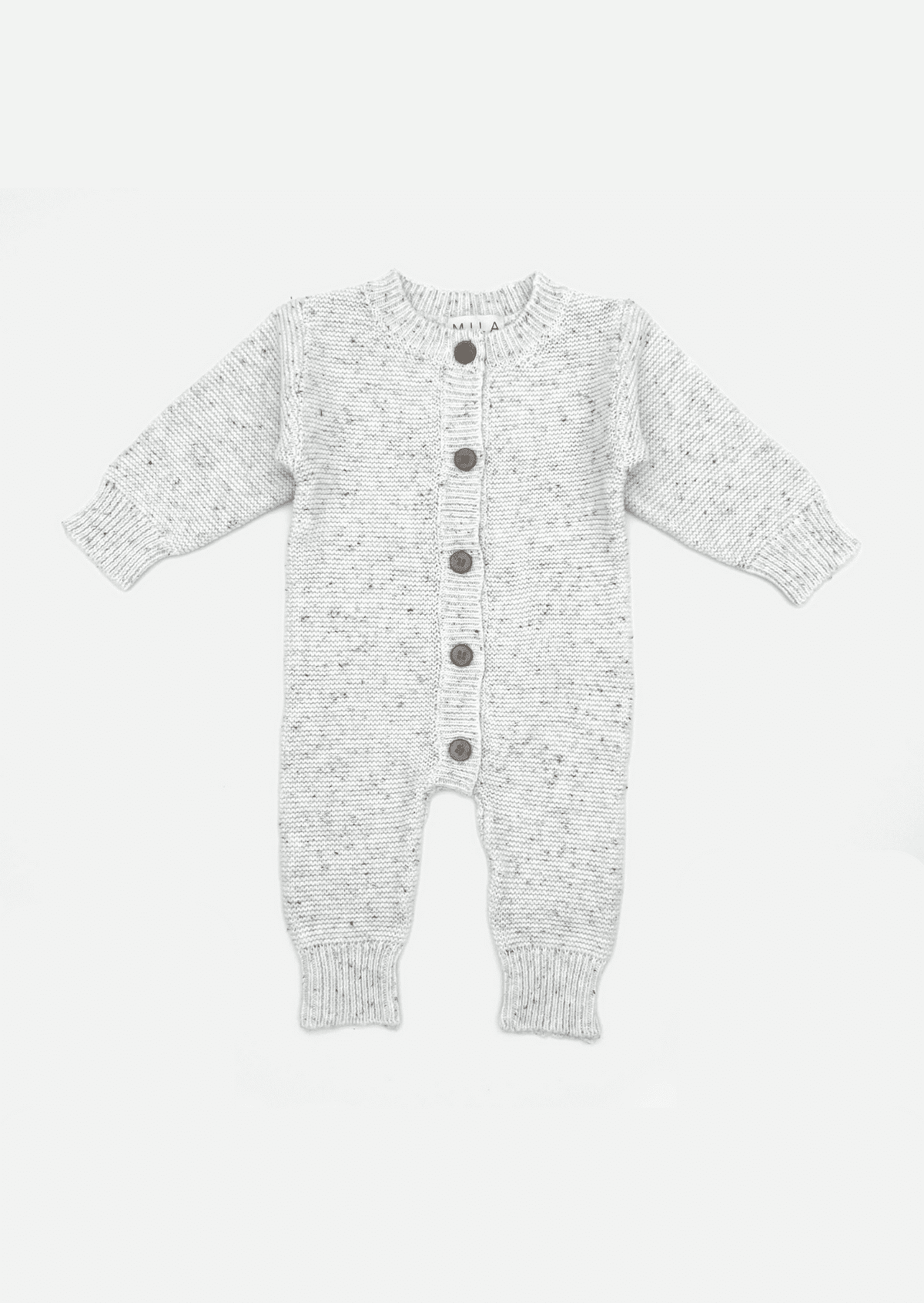 Purl Knit Romper | Frosted Sprinkles - Mila & Co.