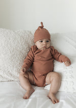 Ribbed Bodysuit | Terracotta - Mila & Co.