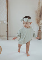 Ribbed Bubble Romper | Pistachio - Mila & Co.