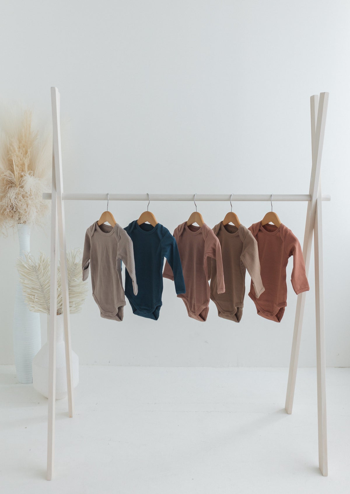 Ribbed Bodysuit | Terracotta - Mila & Co.