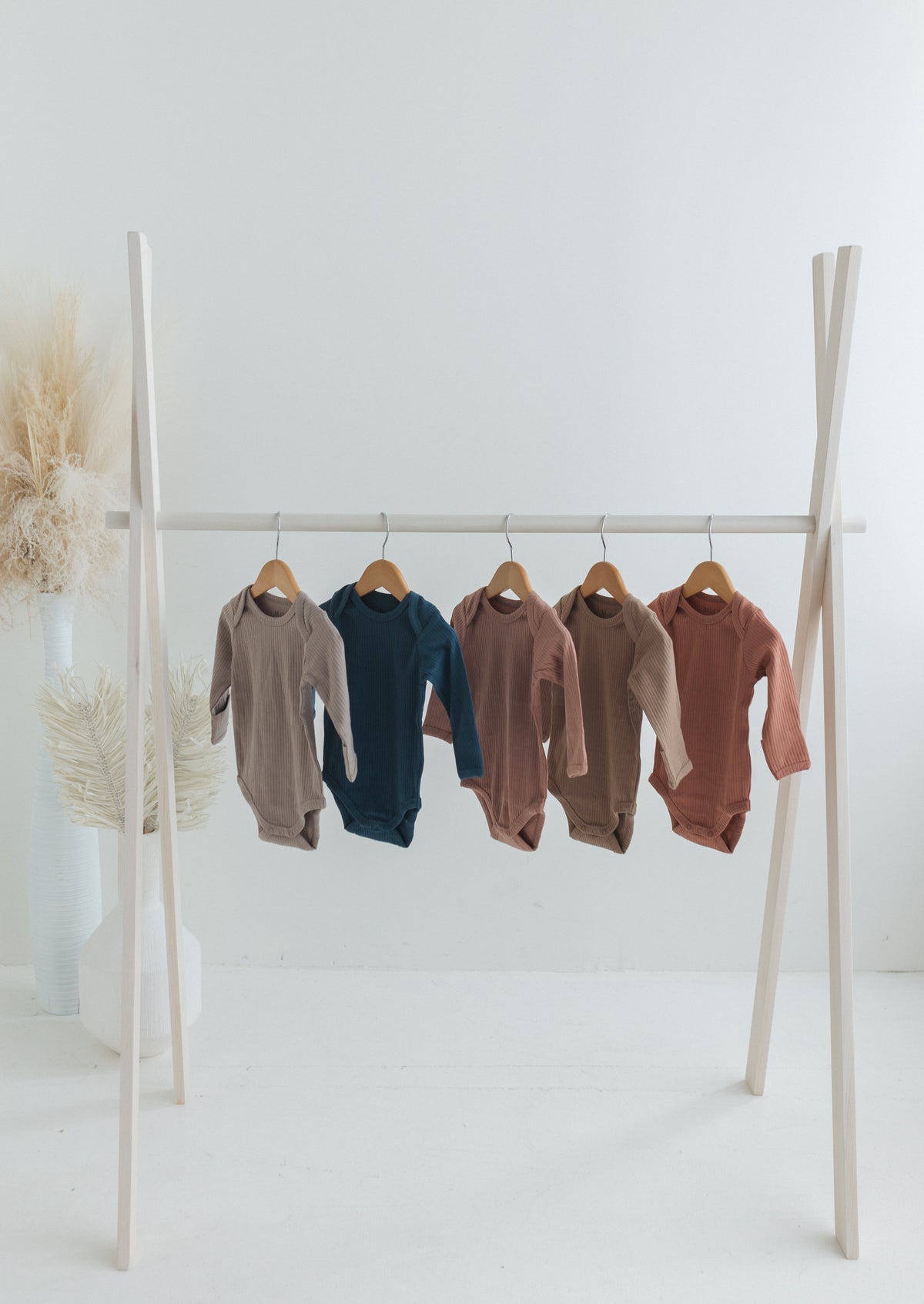 Ribbed Bodysuit | Mushroom - Mila & Co.