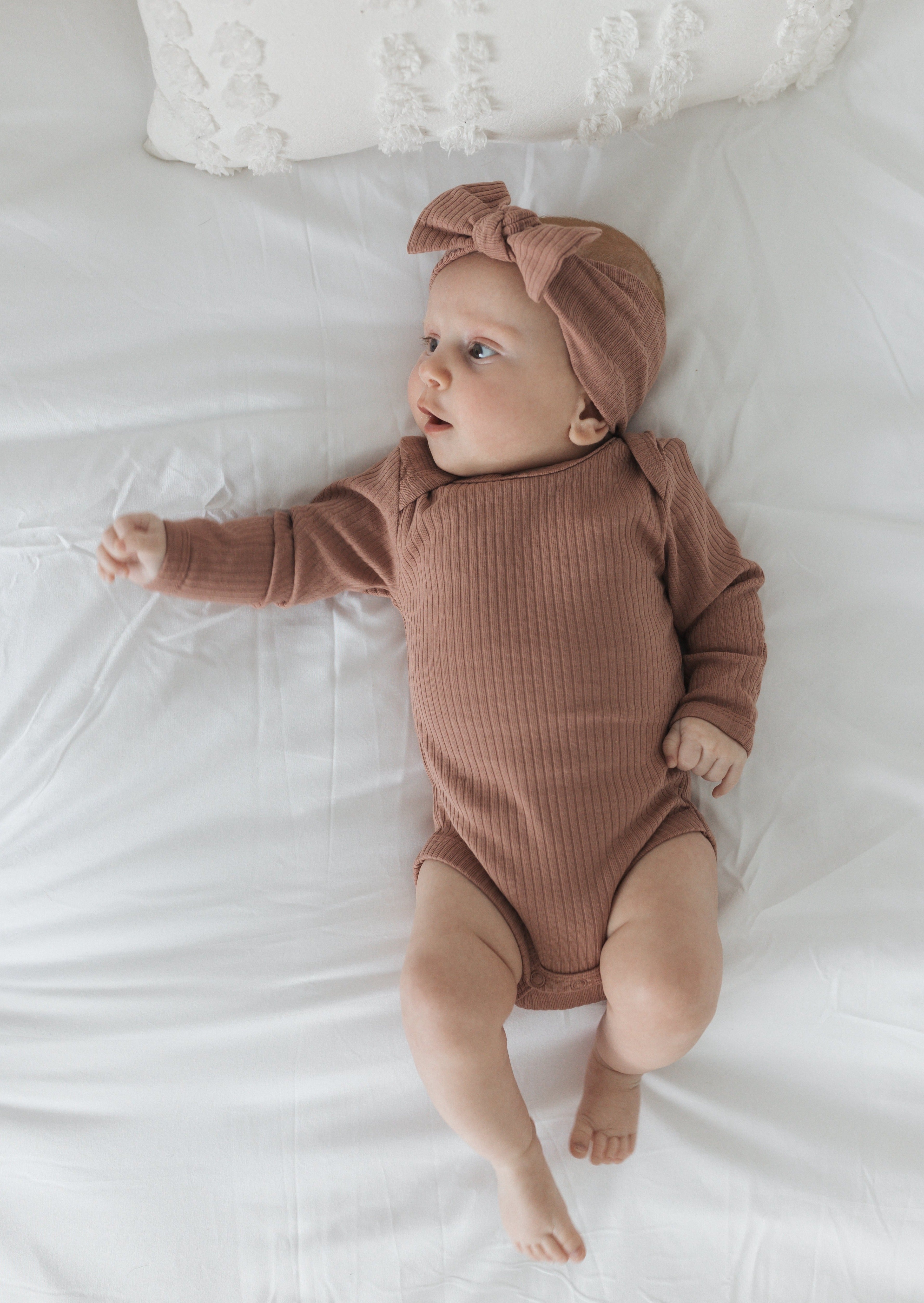 Ribbed Bodysuit | Vintage Rose - Mila &amp; Co.