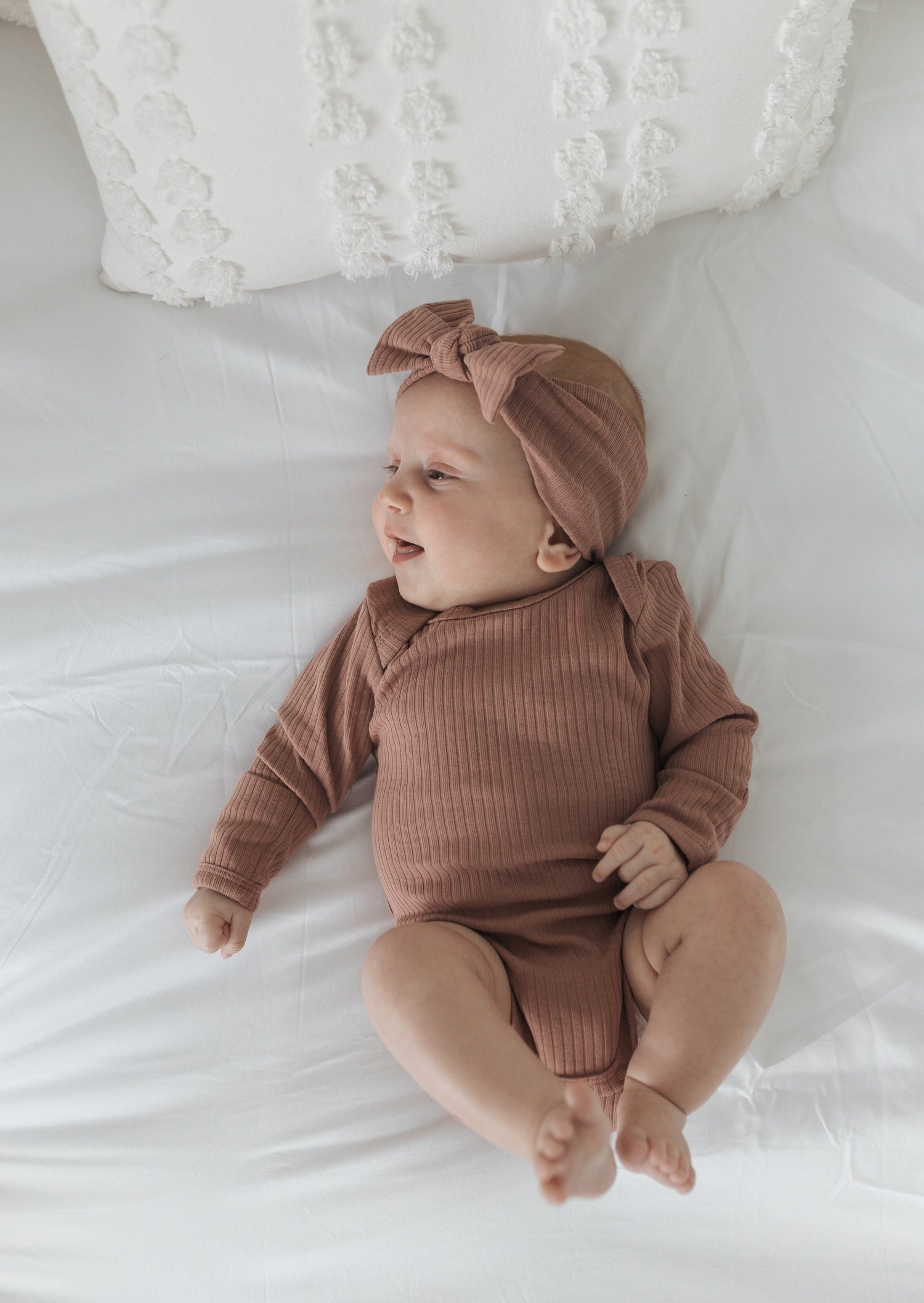 Ribbed Bodysuit | Vintage Rose - Mila & Co.